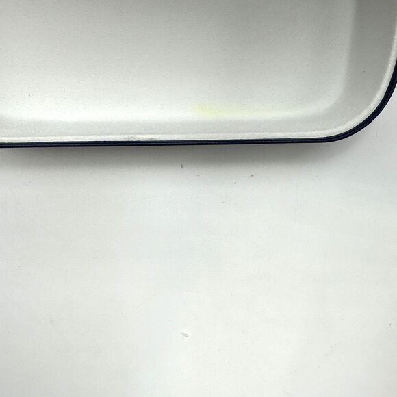 LACOSTE Dark Navy Smooth Faux Leather Clamshell Eye Glass Case - Picture 9 of 12